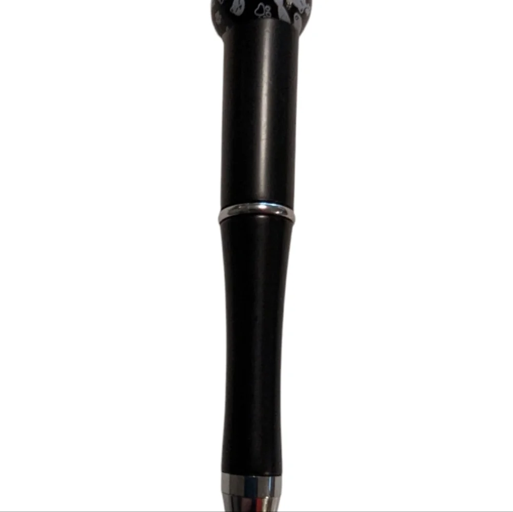 Hand Crafted Cat Pen Black Brown Paws Beads  Twist Ballpoint NEW H-023